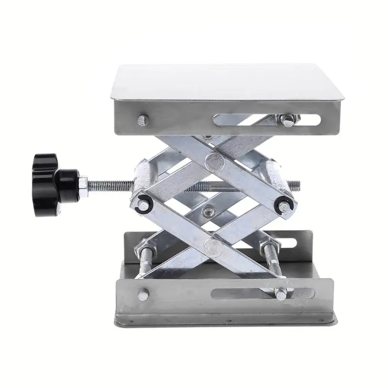 Laboratory Lifting Platform Stand Rack Scissor Jack Bench Lifter Table Lab 100x100mm Stainless Steel For Scientific Experiment
Laboratory Lifting Platform Stand Rack Scissor Jack Bench Lifter Table Lab 100x100mm Stainless Steel For Scientific Experiment