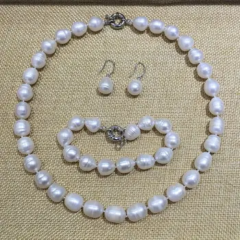 necklace bracelet earrings set classic semi baroque stely elongate tear drop shape white color natural freshwater pearl charming
necklace bracelet earrings set classic semi baroque stely elongate tear drop shape white color natural freshwater pearl charming