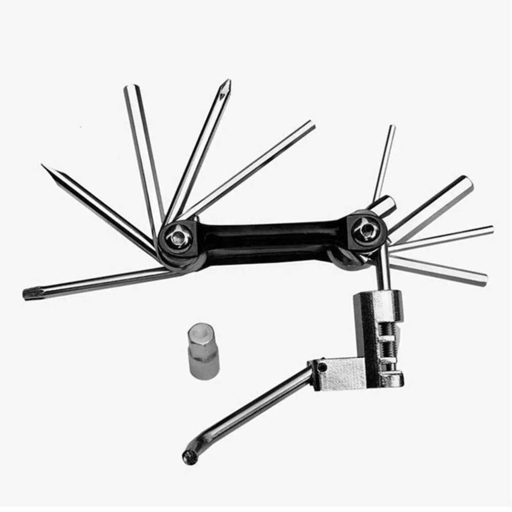 11 in 1 Bicycle Tools Sets Bike Multi Repair Kit Hex Spoke Wrench Screwdriver Carbon Steel Multifunctional Folding Multitools
11 in 1 Bicycle Tools Sets Bike Multi Repair Kit Hex Spoke Wrench Screwdriver Carbon Steel Multifunctional Folding Multitools