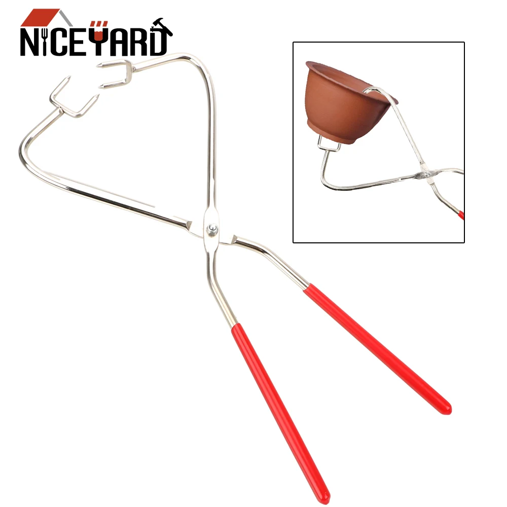 NICEYARD Pottery Clamp Stainless Steel Clay Sculpture Tools Ceramics Tool With Plastic Handle Pliers Hand Tool
NICEYARD Pottery Clamp Stainless Steel Clay Sculpture Tools Ceramics Tool With Plastic Handle Pliers Hand Tool