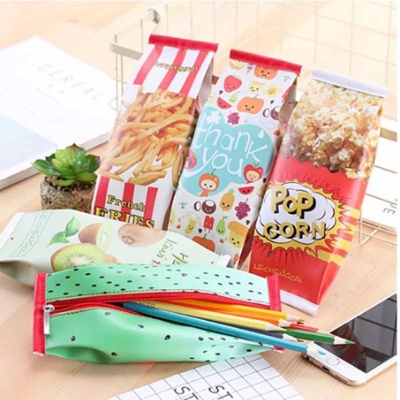 Cute PU Leather Pencil Cases Watermelon kiwi Pencil Bag Fruit Stationery Pouch Box Office School Supplies Kids Gift
Cute PU Leather Pencil Cases Watermelon kiwi Pencil Bag Fruit Stationery Pouch Box Office School Supplies Kids Gift