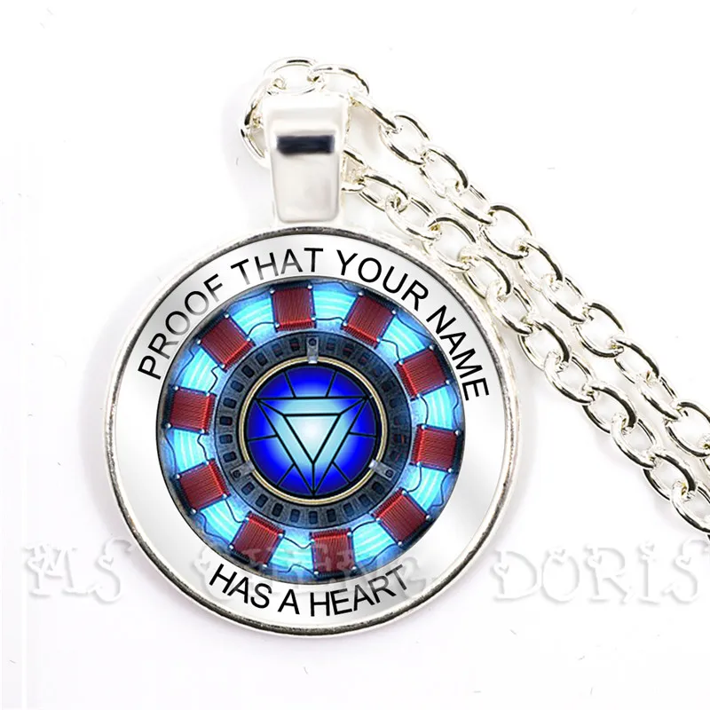 Custom YOUR NAME The Avengers Superhero Iron Man Tony Stark Tibet Silver Glass Dome Necklace Chain Pendant Wholesale
Custom YOUR NAME The Avengers Superhero Iron Man Tony Stark Tibet Silver Glass Dome Necklace Chain Pendant Wholesale