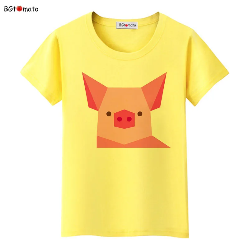 Digital PIG t shirt women popular fashion Summer shirt Brand Good quality love Animal Tops Tees
Digital PIG t shirt women popular fashion Summer shirt Brand Good quality love Animal Tops Tees