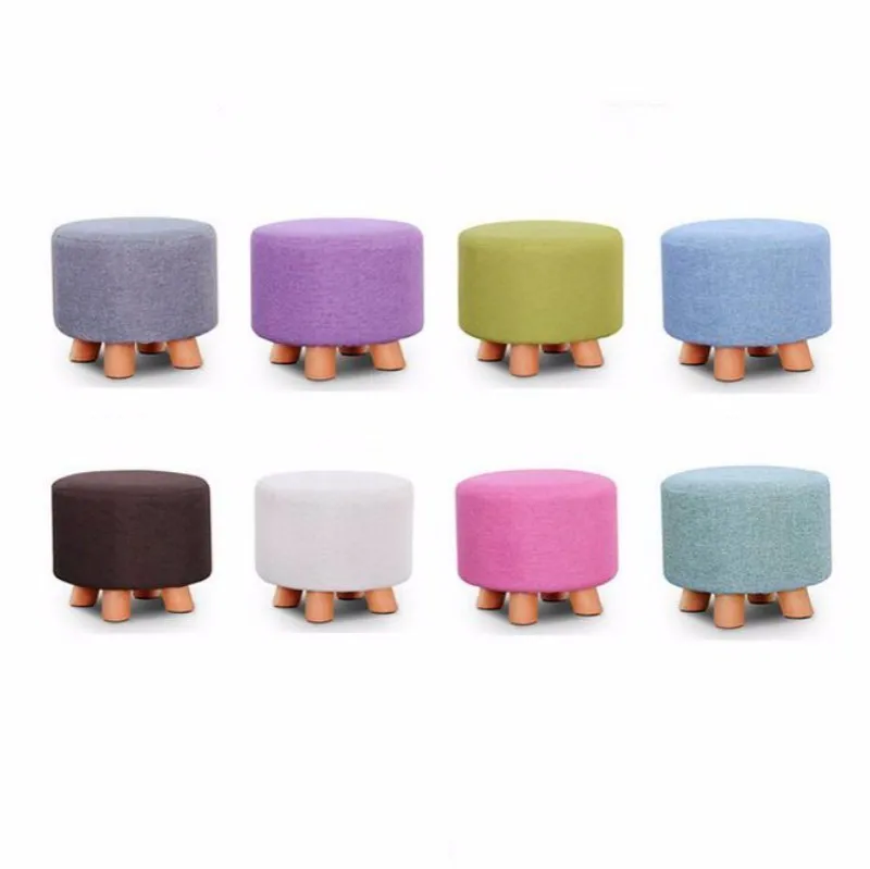 Modern Luxury Upholstered Footstool Nordic Round Pouffe Stool Wooden Leg Pattern Round Fabric 4 Legs
Modern Luxury Upholstered Footstool Nordic Round Pouffe Stool Wooden Leg Pattern Round Fabric 4 Legs