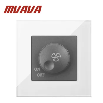MVAVA 86x90MM New Ceiling Fan Speed Control White Crystal Switch Wall Button Anti-flame Fan Control Switch AC220V 10A Free Ship
MVAVA 86x90MM New Ceiling Fan Speed Control White Crystal Switch Wall Button Anti-flame Fan Control Switch AC220V 10A Free Ship