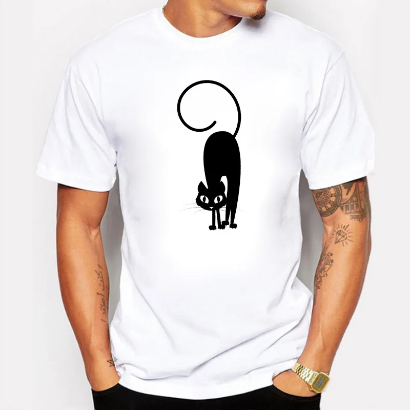 BLWHSA Fashion But Funny Black Cat Men's T-shirts Hipster Short Sleeve Cotton Anime T shirt for Men Summer Clothing Homme Top
BLWHSA Fashion But Funny Black Cat Men's T-shirts Hipster Short Sleeve Cotton Anime T shirt for Men Summer Clothing Homme Top