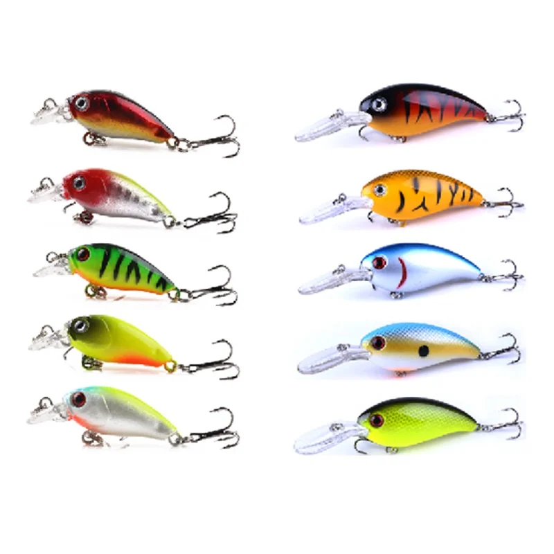 10Pcs Set Crank Fishing Lure Bait Artificial Bait Crankbait For Fishing Swimbait Crank Wobblers 4.5cm 10cm
10Pcs Set Crank Fishing Lure Bait Artificial Bait Crankbait For Fishing Swimbait Crank Wobblers 4.5cm 10cm