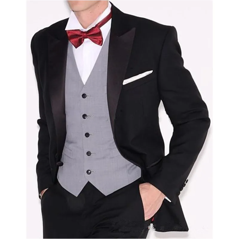2019 Black Mens Suits Wedding Groom Peak Lapel Slim Fit Smart Casual Suit Groomsmen Tuxedos Men Suit Regular (Jacket+Vest+Pants)
2019 Black Mens Suits Wedding Groom Peak Lapel Slim Fit Smart Casual Suit Groomsmen Tuxedos Men Suit Regular (Jacket+Vest+Pants)