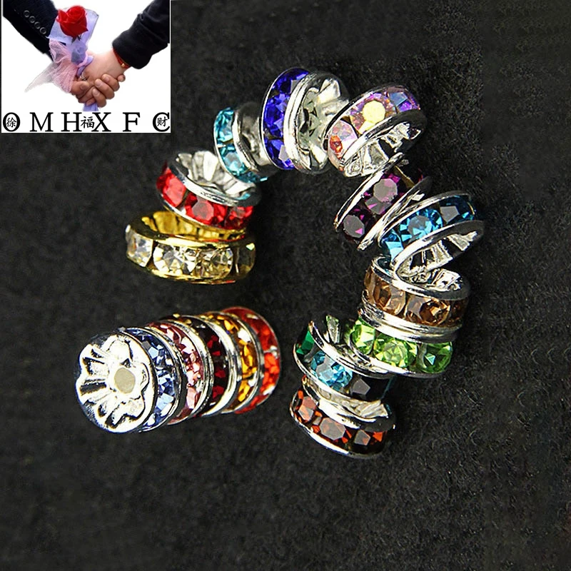 OMH wholesale 50pcs 8mm rhinestones Rondelles crystal beads loose gasket charm beads DIY handmade jewelry found making AC39
OMH wholesale 50pcs 8mm rhinestones Rondelles crystal beads loose gasket charm beads DIY handmade jewelry found making AC39