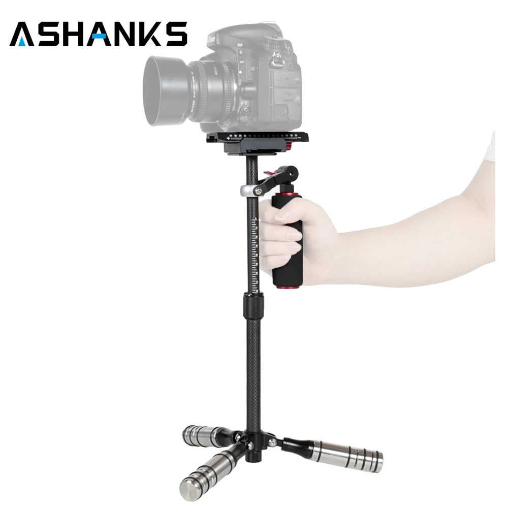 ASHANKS Photography Dslr Mini Steadycam Handheld Camera Stabilizer Carbon Fiber Steadicam for phone/ gopro/Camera Load 0.5-3KG
ASHANKS Photography Dslr Mini Steadycam Handheld Camera Stabilizer Carbon Fiber Steadicam for phone/ gopro/Camera Load 0.5-3KG