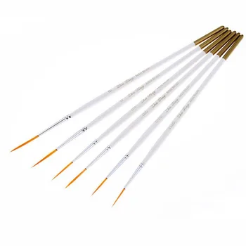 6Pcs/Set Fine Hand-Painted Thin Hook Line Pen Nylon Hair Wooden Handle Watercolors Oil Painting Brush Pen Set Art Supplies e20
6Pcs/Set Fine Hand-Painted Thin Hook Line Pen Nylon Hair Wooden Handle Watercolors Oil Painting Brush Pen Set Art Supplies e20
