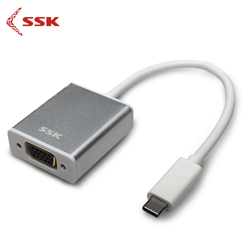 ССК SHU C015 usb 3 1 папа к женскому тип c VGA адаптер конвертер 1080P подключение ТВ
