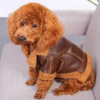 Punk Style Leather Pet Clothes Winter Waterproof PU Leather Jacket Four-legged Padded Flannel Clothing Pet Product
Punk Style Leather Pet Clothes Winter Waterproof PU Leather Jacket Four-legged Padded Flannel Clothing Pet Product
