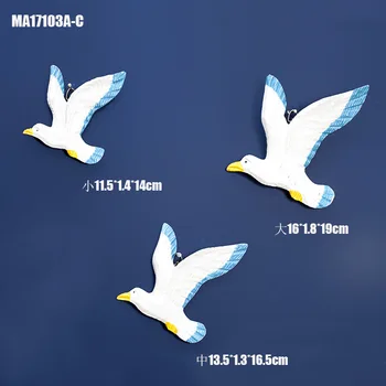3PCS /Set Mediterranean Home Decoration Accessories Seagull Birds Resin Seabirds Marine furnishings Wall hanging Decorative
3PCS /Set Mediterranean Home Decoration Accessories Seagull Birds Resin Seabirds Marine furnishings Wall hanging Decorative