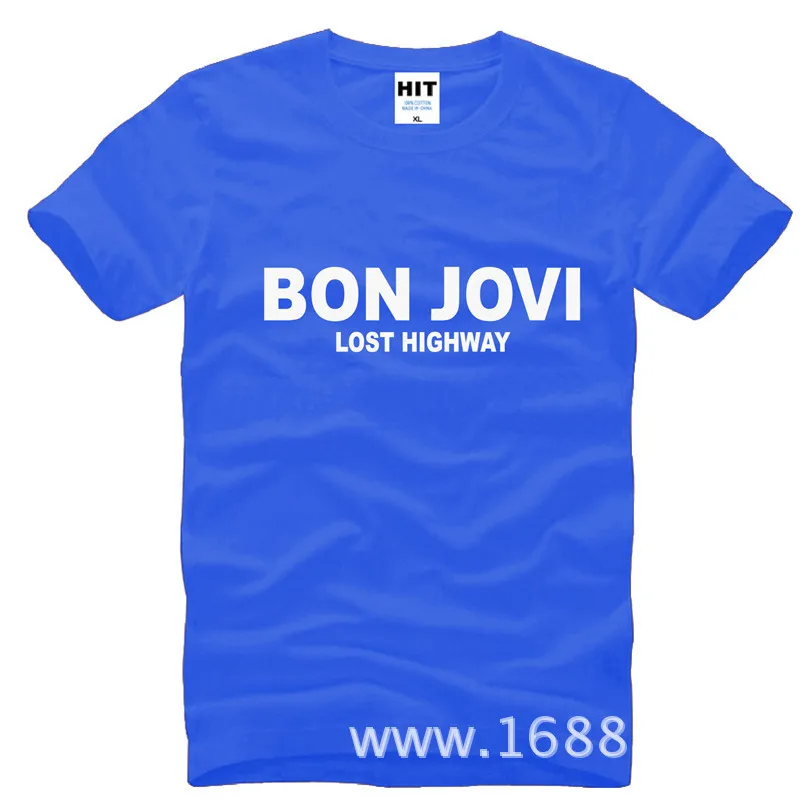 Bon Jovi Lost High Way Rock Printed Mens Men T Shirt Tshirt Fashion 2015 New Short Sleeve Cotton T-shirt Tee Camisetas Hombre
Bon Jovi Lost High Way Rock Printed Mens Men T Shirt Tshirt Fashion 2015 New Short Sleeve Cotton T-shirt Tee Camisetas Hombre