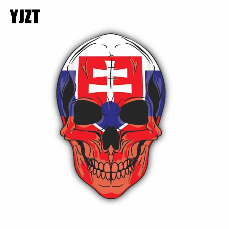YJZT 8.5CM*13CM Slovakia Skull Flag Car Sticker Motorcycle Accessories Decal 6-1355
YJZT 8.5CM*13CM Slovakia Skull Flag Car Sticker Motorcycle Accessories Decal 6-1355