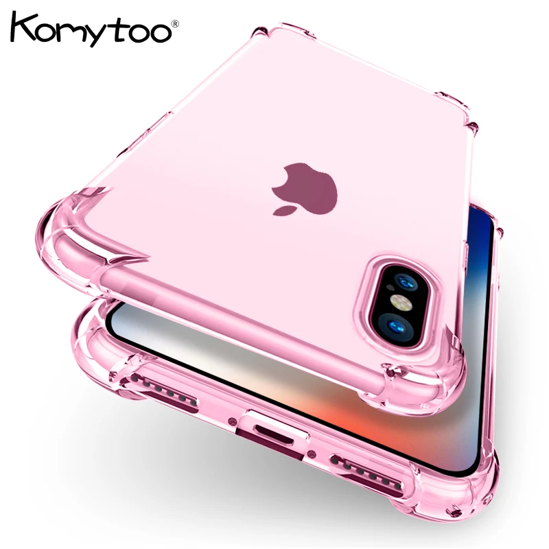 KOMYTOO TPU Phone Case For iPhone 7 8 X Anti Knock Transparent Soft Cover Case For iPhone 8 7 6 6s Plus 5 5S SE Coque Fundas
KOMYTOO TPU Phone Case For iPhone 7 8 X Anti Knock Transparent Soft Cover Case For iPhone 8 7 6 6s Plus 5 5S SE Coque Fundas