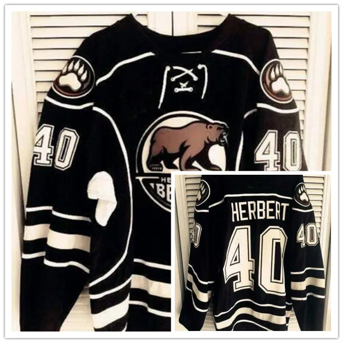 Rare Vintage 2015-16 Hershey Bears #40 Caleb Herbert throwback Hockey Jersey Embroidery Stitched Customize any number and name
Rare Vintage 2015-16 Hershey Bears #40 Caleb Herbert throwback Hockey Jersey Embroidery Stitched Customize any number and name