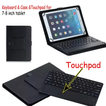 3in1 Universal Dechatable Bluetooth Keyboard w/ Touchpad & PU Leather Case Cover For All tablets 7''- 8.3'' Android/Windows/IOS
3in1 Universal Dechatable Bluetooth Keyboard w/ Touchpad & PU Leather Case Cover For All tablets 7''- 8.3'' Android/Windows/IOS