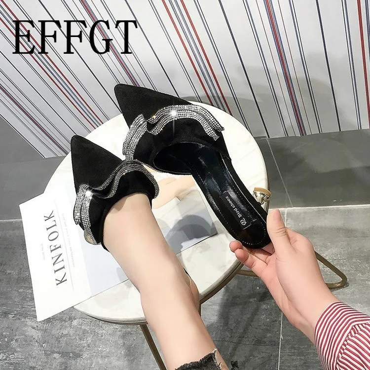 EFFGT ladies pointed toe casual slipper 2019 summer shoes woman slip on thin heel sandals fashion ruffles crystal slipper
EFFGT ladies pointed toe casual slipper 2019 summer shoes woman slip on thin heel sandals fashion ruffles crystal slipper