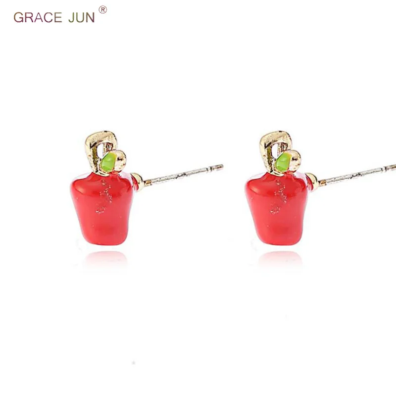 GRACE JUN Red Color Pepper Strawberry Shape Clip on Earrings and Cute Charm Pierced Earrings for Girl Party Wedding Good Gift
GRACE JUN Red Color Pepper Strawberry Shape Clip on Earrings and Cute Charm Pierced Earrings for Girl Party Wedding Good Gift