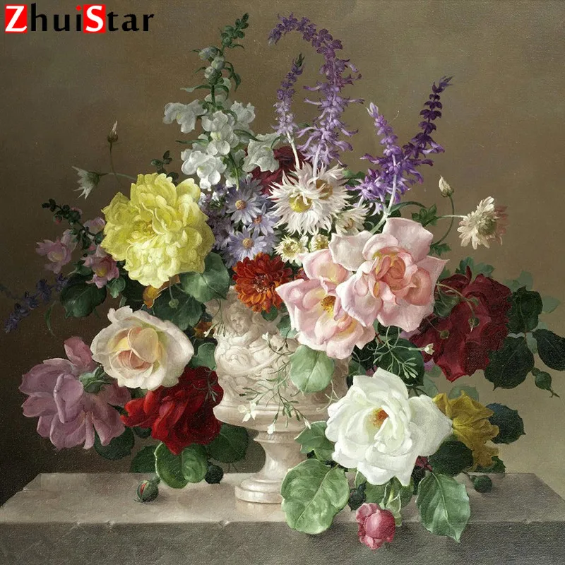 5D-Diy-full-Square-drill-diamond-painting-Cross-stitch-Flower-embroidery-diamond-Rhinestone-Mosaic-home-decor