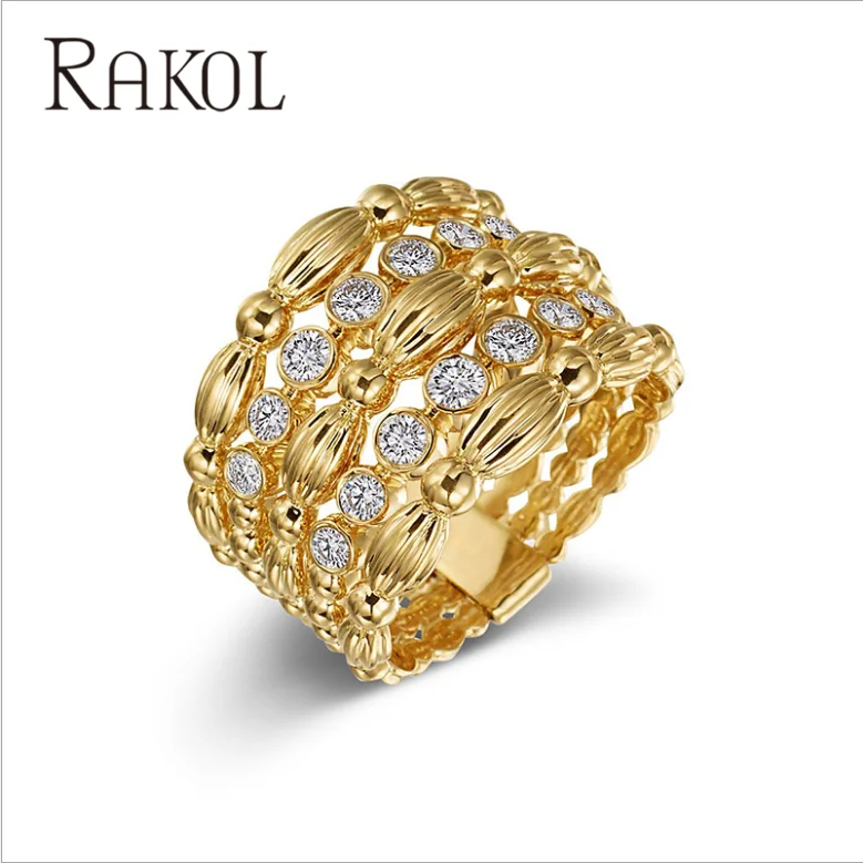 RAKOL Creative Hollow Out Golden Pattern Index Finger Wide Cubic Zircon Ring For Women Girl Dress Accessories Jewelry RR910356
RAKOL Creative Hollow Out Golden Pattern Index Finger Wide Cubic Zircon Ring For Women Girl Dress Accessories Jewelry RR910356