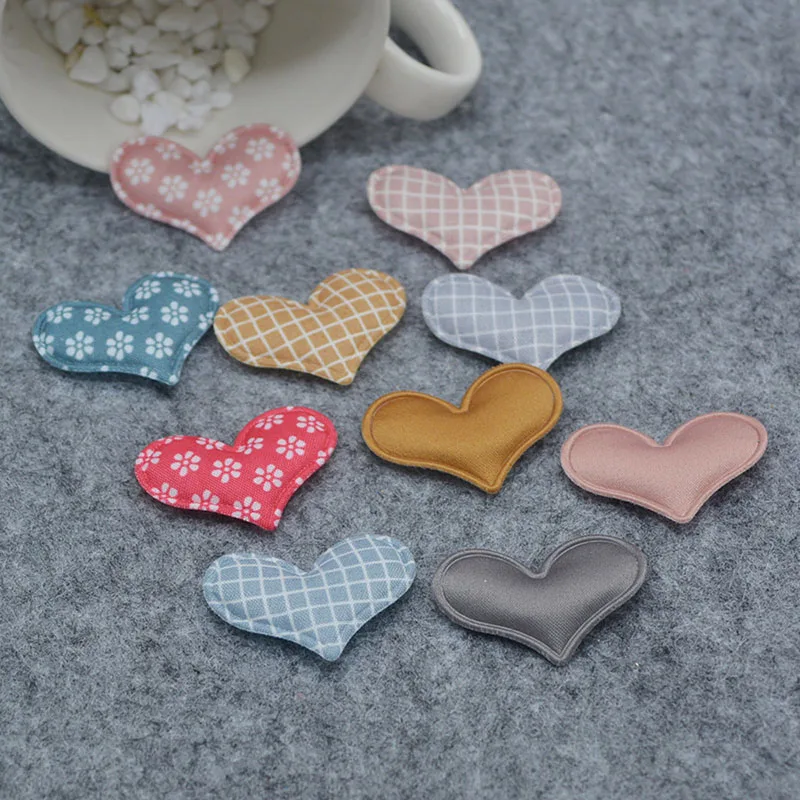 50pcs/lot 3.8*3cm Gingham Heart Padded Appliques for DIY handmade children's hair accessories, gift decoration accessories
50pcs/lot 3.8*3cm Gingham Heart Padded Appliques for DIY handmade children's hair accessories, gift decoration accessories