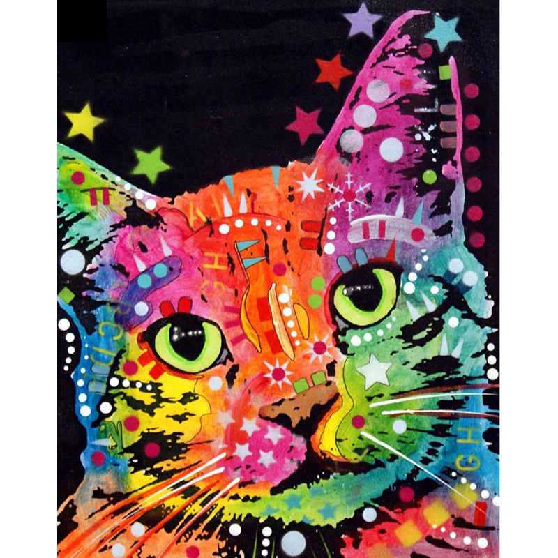 YIKEE Diamond Painting Cat Color Wall Decor Full Square Rhinestone Pasted Diamond Embroidery Pattern Gift h1578
YIKEE Diamond Painting Cat Color Wall Decor Full Square Rhinestone Pasted Diamond Embroidery Pattern Gift h1578