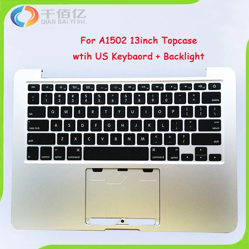 A1502 Topcase For Macbook Pro Retina 13" With Keyboard Upper Top Case Palmrest US Layout Late 2013 Mid 2014 661-8154
A1502 Topcase For Macbook Pro Retina 13" With Keyboard Upper Top Case Palmrest US Layout Late 2013 Mid 2014 661-8154