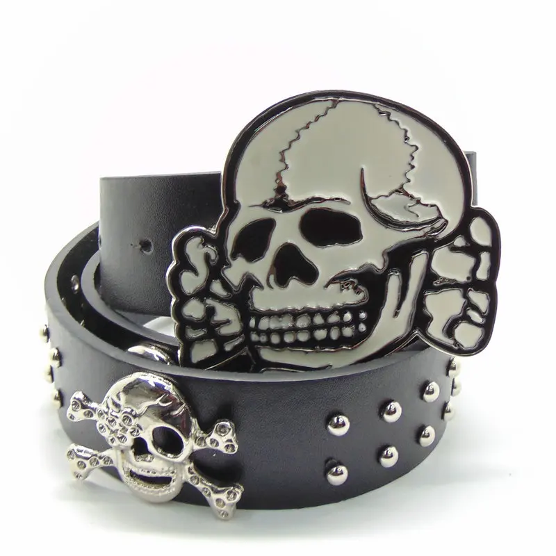 Western Cowboy Skull Concho Men Belt Genuine Leather Black Wide Belt for Men Skull Buckle Fashion Casual Appral Accessories
Western Cowboy Skull Concho Men Belt Genuine Leather Black Wide Belt for Men Skull Buckle Fashion Casual Appral Accessories