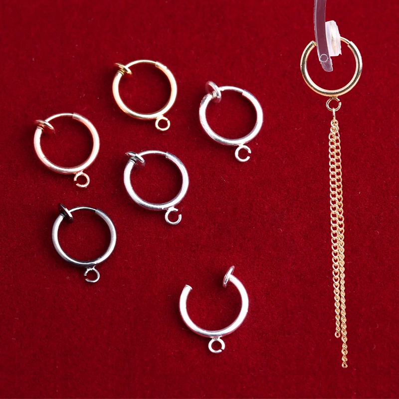 Ear clip converter Needle-free needle spring Clip type Painless Prevent allergy Pierced female Hand made diy ear accessories
Ear clip converter Needle-free needle spring Clip type Painless Prevent allergy Pierced female Hand made diy ear accessories