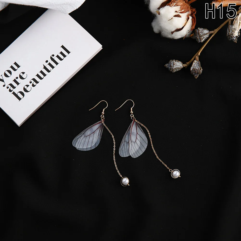 21 Designs Butterfly Wings Long Earrings*