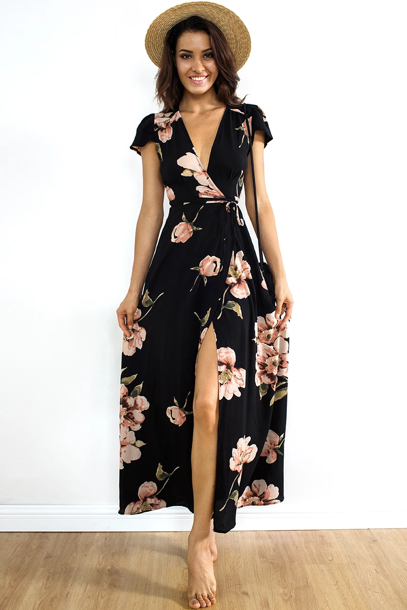 summer dress with slit