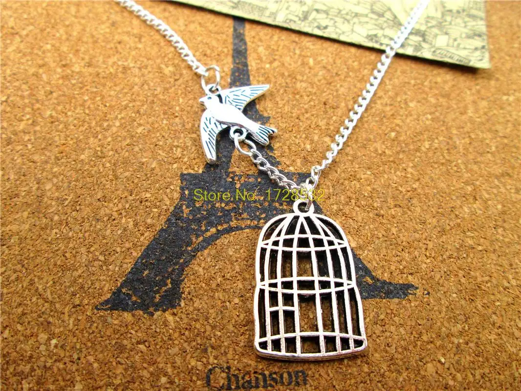 Graduation Necklace, Be Free Bird Necklace, Cage pendant, Bird Pendant Necklace, Silver Bird Cage Necklace
Graduation Necklace, Be Free Bird Necklace, Cage pendant, Bird Pendant Necklace, Silver Bird Cage Necklace