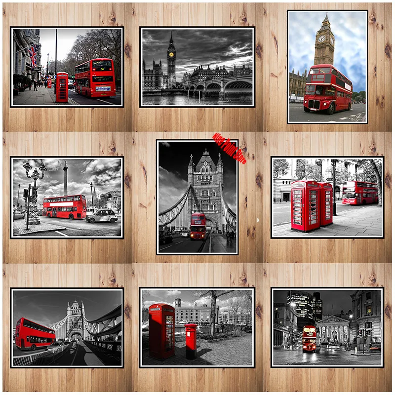 London Red Buses And Telephone Booths Kraft Cafe Bar Decorated Home Decor Coated paper Poster 42*30cm
London Red Buses And Telephone Booths Kraft Cafe Bar Decorated Home Decor Coated paper Poster 42*30cm