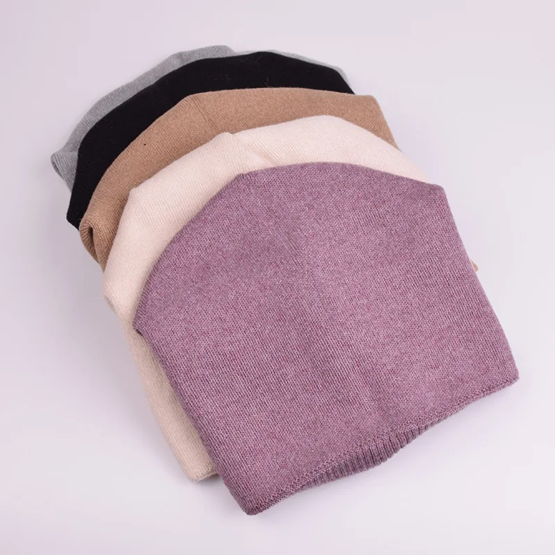 Spring and Autumn Women's Winter Beanies Skullies 2017 New Arrival Popular Hats Knitted With Wool Cap Gorros (3)