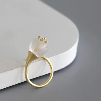 CMAJOR Original 925 Sterling Silver Natural Crystal Flower Stamen Open Rings Women Gril Handmade Designer Fine Jewelry Wholesale
CMAJOR Original 925 Sterling Silver Natural Crystal Flower Stamen Open Rings Women Gril Handmade Designer Fine Jewelry Wholesale