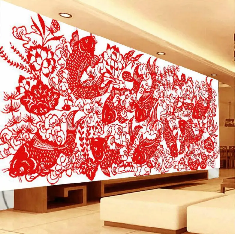 Chinese Paper Cutting Art Lotus Flower Fish Needlework Handmade DIY Precise Printed Full Cross Stitch Embroidery Kit Counted
Chinese Paper Cutting Art Lotus Flower Fish Needlework Handmade DIY Precise Printed Full Cross Stitch Embroidery Kit Counted