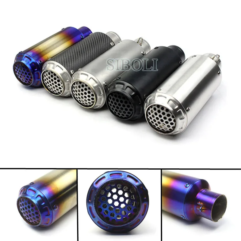 51mm Universal Motorcycle Exhaust Modified Roundness Net Muffler Pipe For SC GP Racing Project Sport Motorbike R1 R3 R6 MT07
51mm Universal Motorcycle Exhaust Modified Roundness Net Muffler Pipe For SC GP Racing Project Sport Motorbike R1 R3 R6 MT07