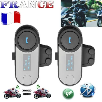 FR Shipping!!Updated Version !! 2PCS Original T-COMVB BT Bluetooth Motorcycle Helmet Intercom Interphone Headset with FM Radio
FR Shipping!!Updated Version !! 2PCS Original T-COMVB BT Bluetooth Motorcycle Helmet Intercom Interphone Headset with FM Radio