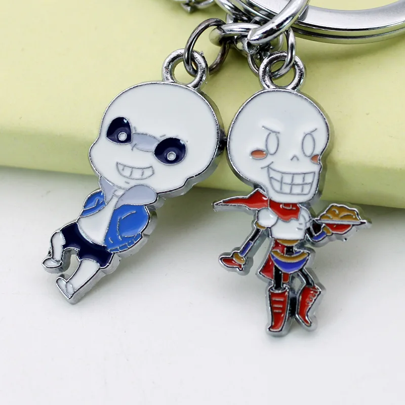 New Design Undertale Sans Papyrus Frisk Toriel Alphys Cartoon Metal Pendants Keychain Keyring Ornament Anime Collection
New Design Undertale Sans Papyrus Frisk Toriel Alphys Cartoon Metal Pendants Keychain Keyring Ornament Anime Collection