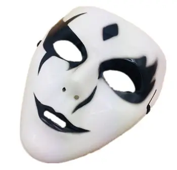 Wholesale 18 pc/lot Masquerade hand-painted white ghost dance mask male street dance shade anti-cheating mask horror game mask
Wholesale 18 pc/lot Masquerade hand-painted white ghost dance mask male street dance shade anti-cheating mask horror game mask
