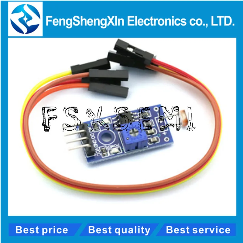 LM393 Optical Sensitive Resistance Light Detection Photosensitive Sensor Module for arduino
LM393 Optical Sensitive Resistance Light Detection Photosensitive Sensor Module for arduino