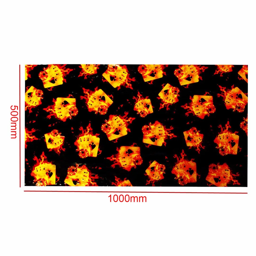 100cm Cool Fire Poker PVA Hydrographic Film Water Transfer Art Printing Film