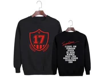 Kpop seventeen going seventeen album member name printing o neck sweatshirt for spring pullover hoodies
Kpop seventeen going seventeen album member name printing o neck sweatshirt for spring pullover hoodies