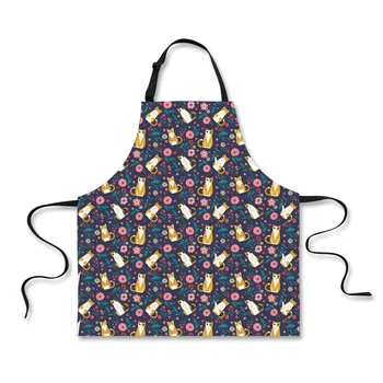 FORUDESIGNS Cat Printed Plain Anti-Fouling Useful Kitchen Accessories Apron Butcher Craft Baking Chefs Kitchen Cooking BBQ
FORUDESIGNS Cat Printed Plain Anti-Fouling Useful Kitchen Accessories Apron Butcher Craft Baking Chefs Kitchen Cooking BBQ