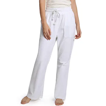 Pants women summer pantalon femme casual pants High Waist Wide Leg Trousers Soft And Breathable Cotton And Linen Casual Y624
Pants women summer pantalon femme casual pants High Waist Wide Leg Trousers Soft And Breathable Cotton And Linen Casual Y624