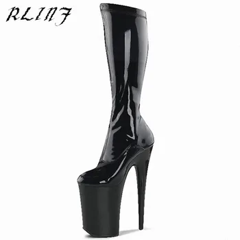 20cm Super High Heels Patent Leather Stage High Tube Boots Waterproof Platform Thick Bottom Sexy Nightclub Steel Pipe
20cm Super High Heels Patent Leather Stage High Tube Boots Waterproof Platform Thick Bottom Sexy Nightclub Steel Pipe