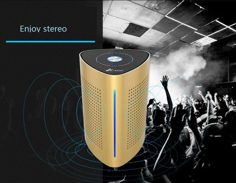 New ADIN V8 Vibration Speaker 36W Bluetooth Speakers Wireless Subwoofer NFC Stereo 3D Surround Touch Computer Phone Speaker (9)